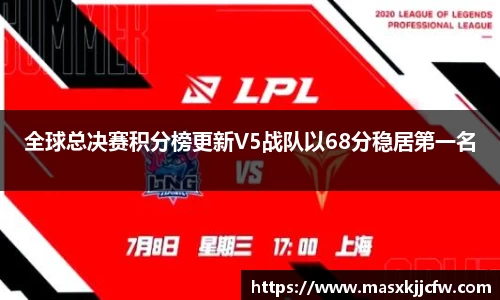 全球总决赛积分榜更新V5战队以68分稳居第一名